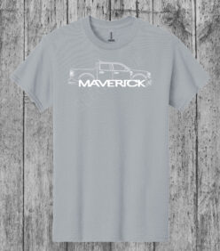 Alternative view of Ford Maverick 2025 - Outlined Silhouette T-Shirt w/ American Flag