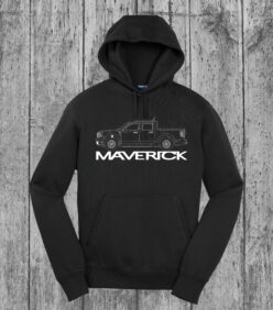 Ford Maverick 2022-2024 - Outlined Silhouette Side Hoodie