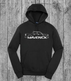 Ford Maverick 2025-2026 - Outlined Silhouette Side Hoodie v1